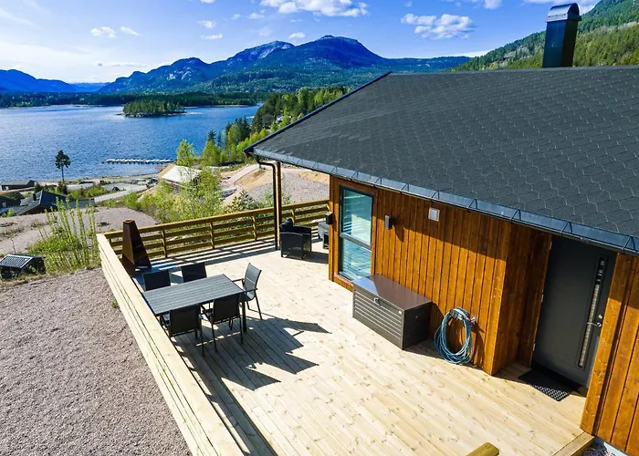 Dağ evi Lakeview Hyttegrend *