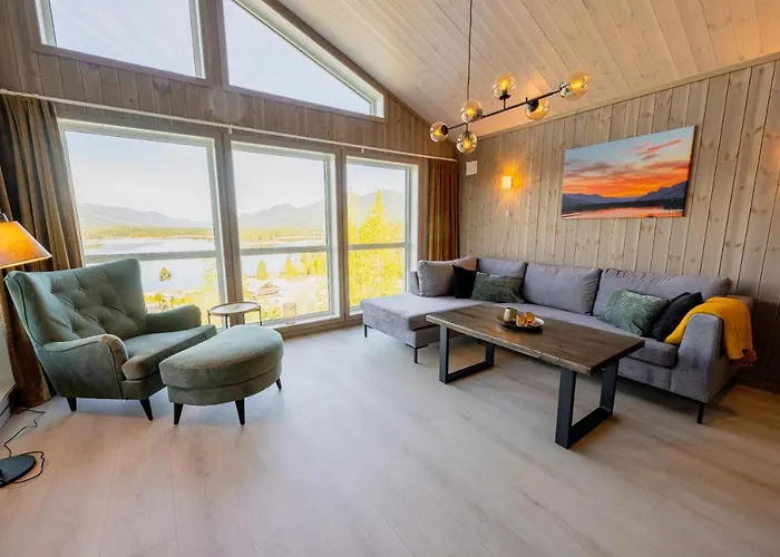 Dağ evi Lakeview Hyttegrend *